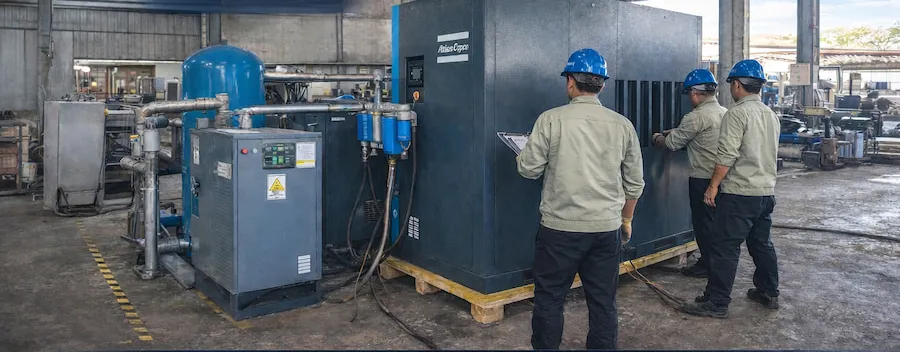 Máy nén khí Atlas G75 chính hãng – Giải pháp khí nén 75kW